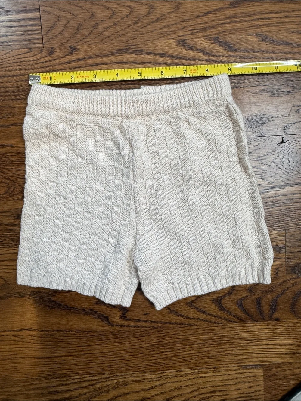 Original Penguin by Munsing Wear Boys Cream Knit Button-Front Sweater Shorts Set